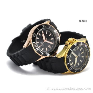High Quality Alloy Case Japanese Movement Watch with Calendar (TE-2787)